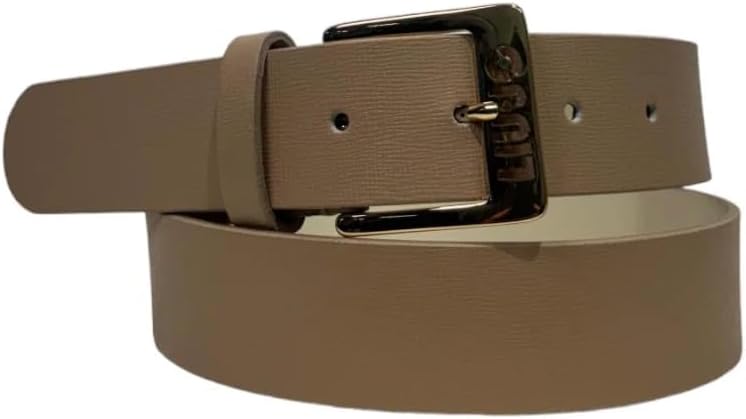 Cintura Donna In Ecopelle Liu Jo Hips Belt - Fibbia Dorata, Altezza 3.5 Cm, Taglia Unica
