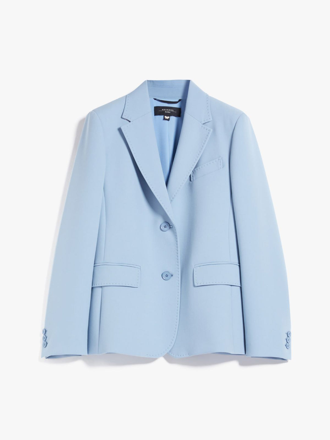 国内発送/送料関税込【Weekend MaxMara】Uva Blazer Single-breasted blazer in stretch viscose-blend canvas, ecru